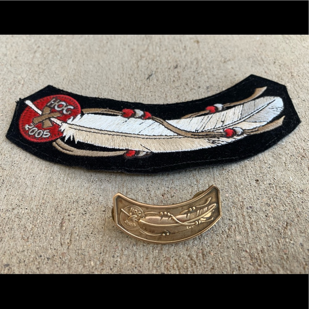 Harley Owners Group Matching patch and pin